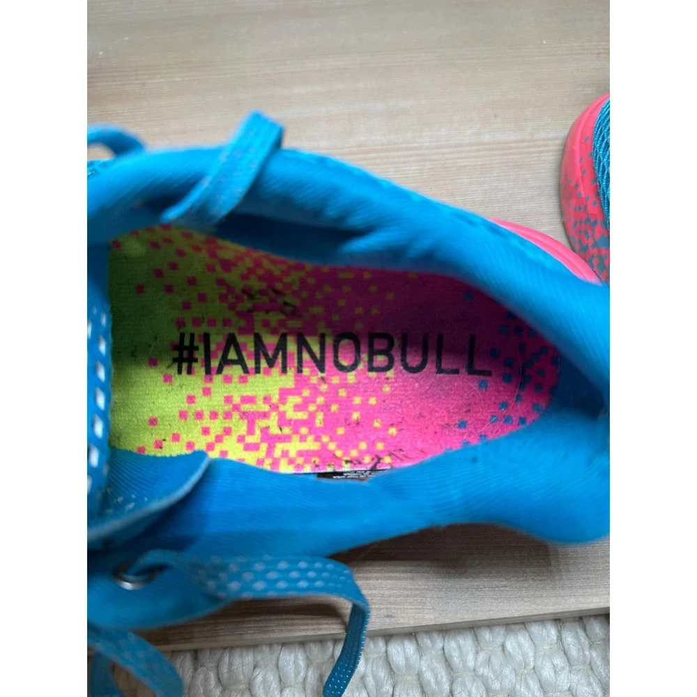 NOBULL Mesh Runner Mens 8 Electric Blue Pink Yellow Training Shoes Sneakers